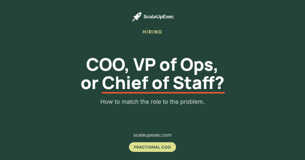 coo vs vp of operations