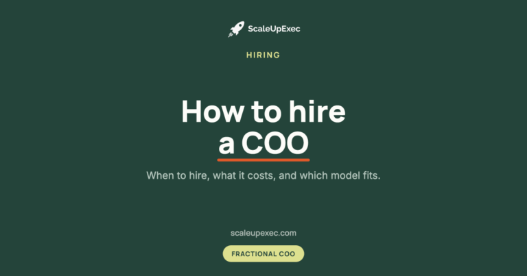 hire a coo