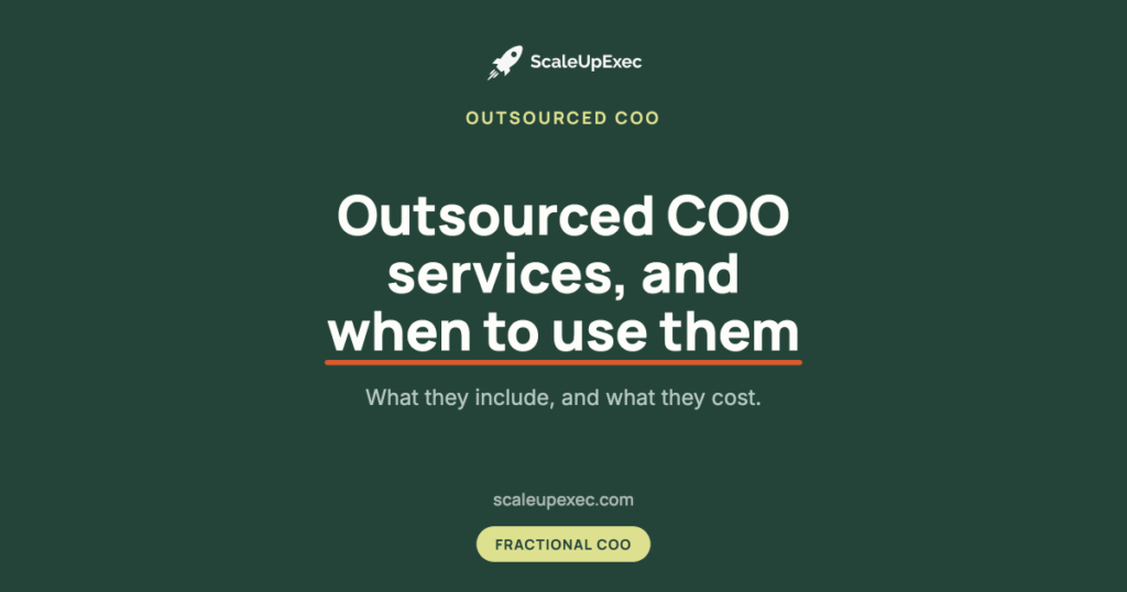 outsourced coo services
