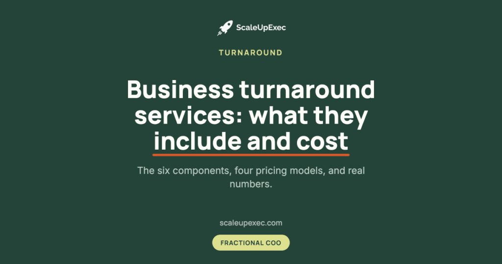 business turnaround services