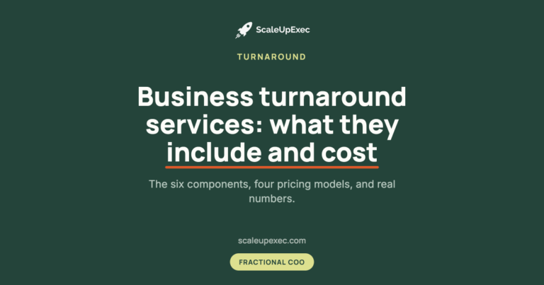 business turnaround services