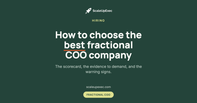 best fractional coo companies